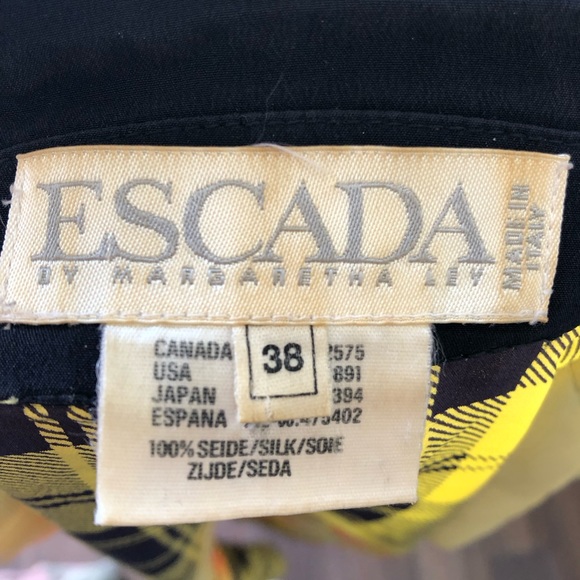 ESCADA VINTAGE LUXURY SILK BLOUSE - Picture 5 of 13